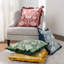 Floral Square Throw Cushion-88121662