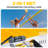 OXYGIE Metal Foldable Volleyball with Carrying Case