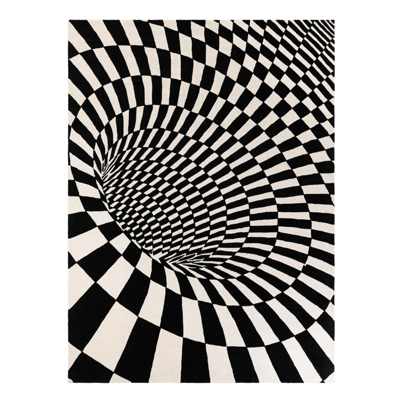 Wrought Studio™ Swirl Nalanie Rug, Rectangle 9' x 12'