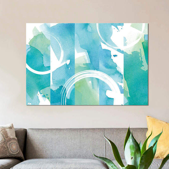 « côtier sensation i », impression sur toile, H 12 po x l 18 po x P 1,5 po, Toile tendue, Pas de tapis