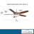 52" Mojo 5 - Blade LED Standard Ceiling Fan with Pull Chain and Light Kit Included-52495319