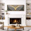 «Classic Angel White Wings Light Glow Abstract», impression sur toile encadrée-126313691-126313694