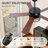 52 Inch Ceiling Fan With Light, Industrial Farmhouse Ceiling Fan With 5 Blades, Black Metal Cage Light With Clear Glass, Remote Control, Reversible Motor For Bedroom Living Room Dining Room