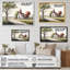 Monochome, ferme jaune et grise VI - art de ranch de ferme de grange pour le salon-77654022-159883406