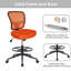 Fauteuil de bureau ergonomique et pivotant sans accoudoirs Jonilda-677039793