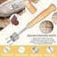 Danois danois - fouet à pain - ensemble de 3 pièces, outils et fournitures pour la fabrication du pain, fouets danois au levain, fouets hollandais pour la pâte, avec grattoir à pâte, coupes à levure Lame Doughs