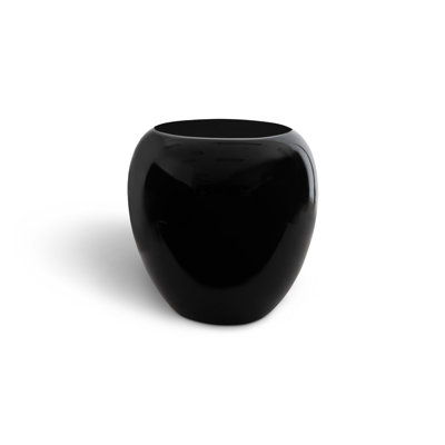 Table d'appoint River Stone, gelcoat noir