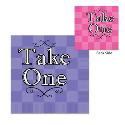 Alice In Wonderland Luncheon Napkins