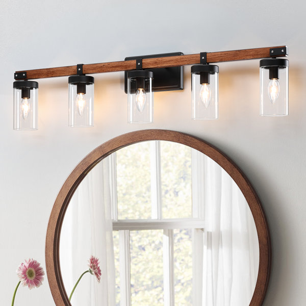 17 Stories Cessa 5 - Light Dimmable Vanity Light & Reviews | Wayfair