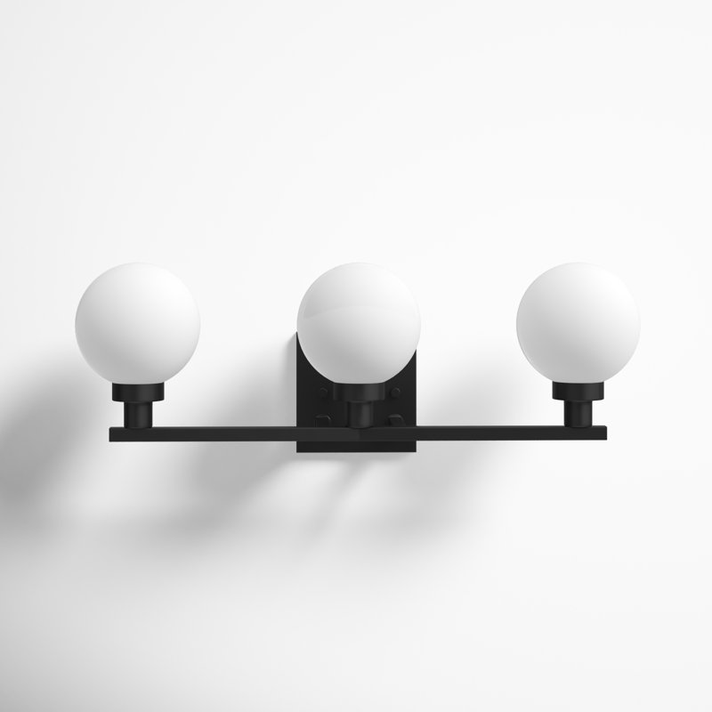 Janne 3 - Light Dimmable Vanity Light, Midnight Black