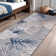 Tapis floral tissé à la machine