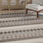 Tapis gris / beige en laine et coton tissé à la main jacques Natura-1259932509