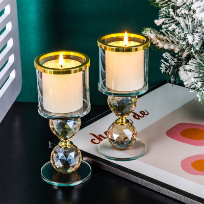 Glass Candlestick