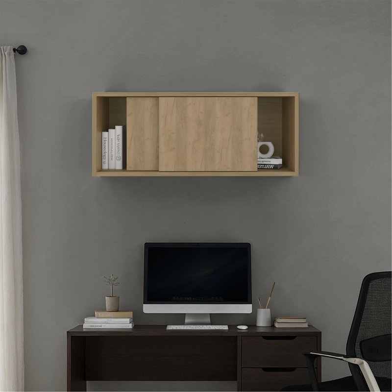 Wall Storage Cabinet, Oak