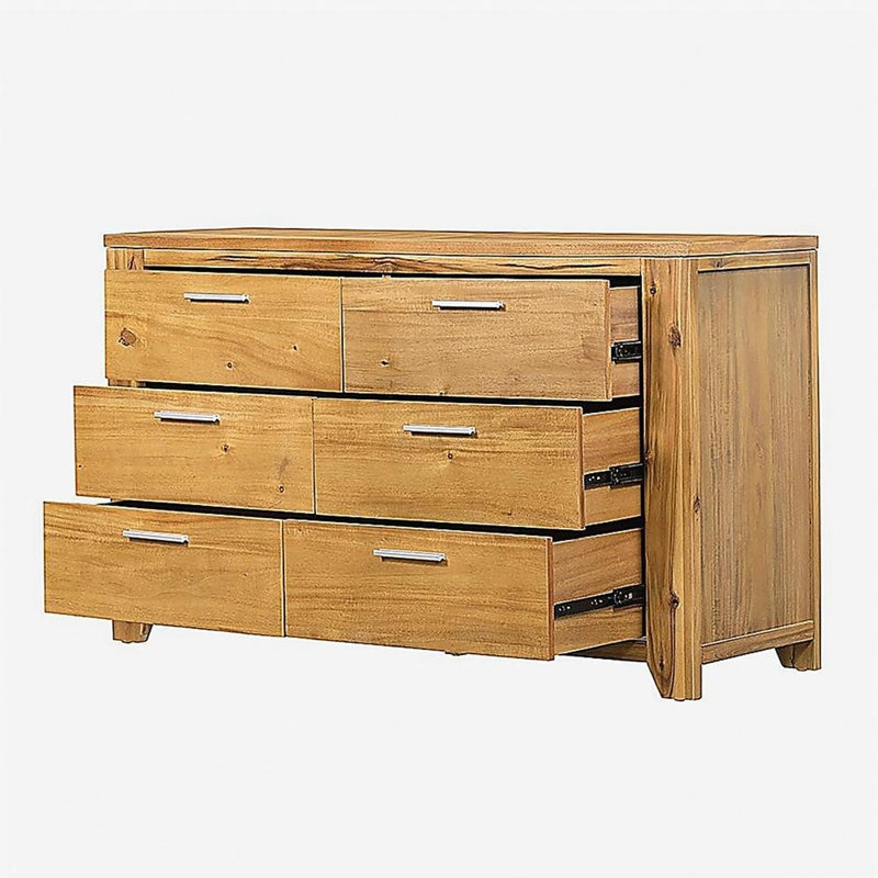 Commode 6 tiroirs 53 x 17 x 31,5 po