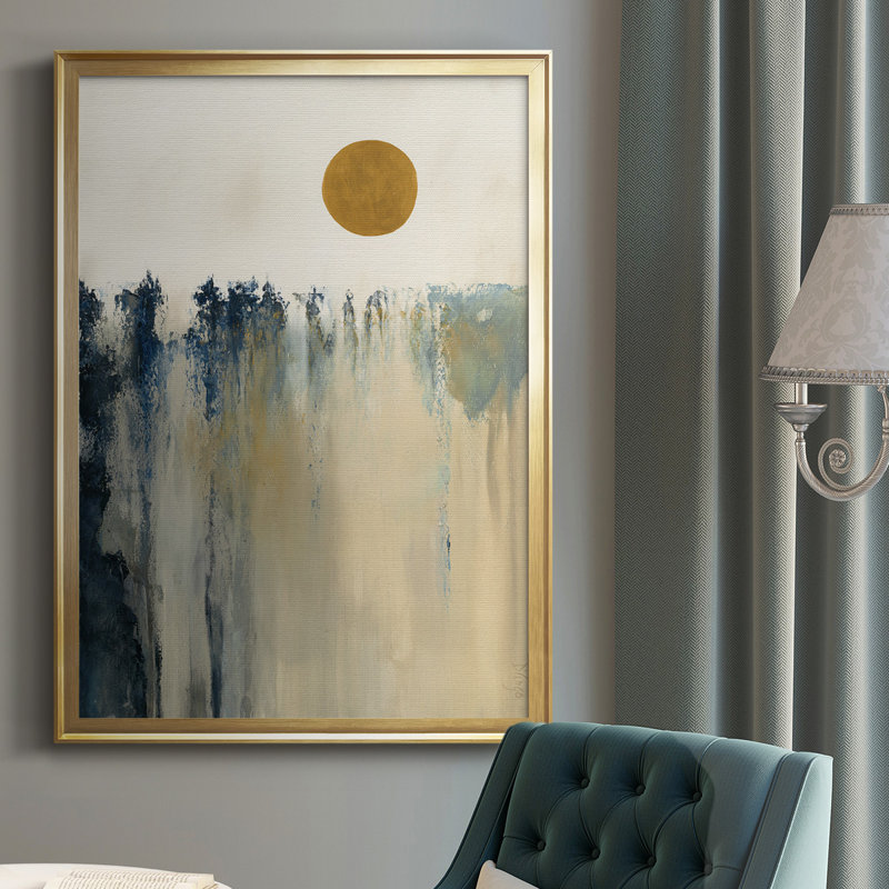 Equilibrium - Single Picture Frame Print, 30.5" H x 22.5" W x 1" D, Gold Framed