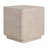 Daphne Outdoor Patio Mgo Side Table, Beige Travertine Finish, Set Of 1