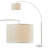 Picar 72.01'' Black Arched Floor Lamp