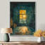 Toile commerciale verte et jaune - Warehouse, art mural-970020003-970020029