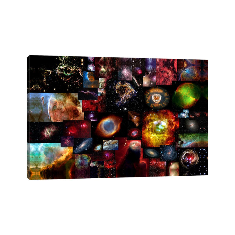 The Universe - Wrapped Canvas Print, 30.48 cm H x 45.72 cm W