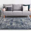 Tapis oriental bleu-287042667