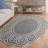 Novelty Portleven Hand Tufted Wool/Cotton Geometric Rug in Ivory/Gray-1142249051