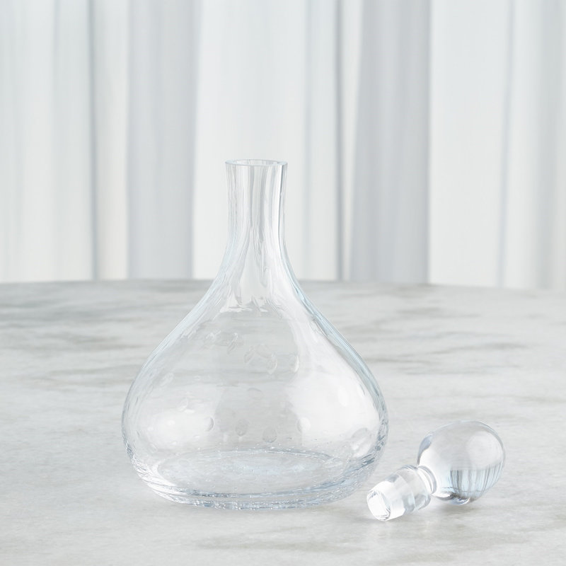 Hamish Decanter-Clear Seeded, Clear