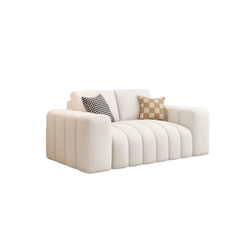 Canapé droit moderne, H 26,37 po x l 67,71 po x P 35,43 po