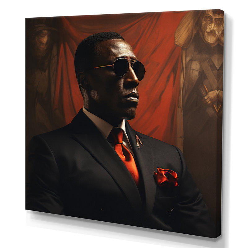 Wesley Snipes Celebrity, reproduction d'art sur toile, H 16 po x l 16 po x P 1 po, Toile tendue