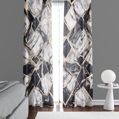 Semi Sheer Curtain Pair