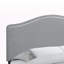 Tête de lit double capitonnée en similicuir gris Houston-718092468-718092469