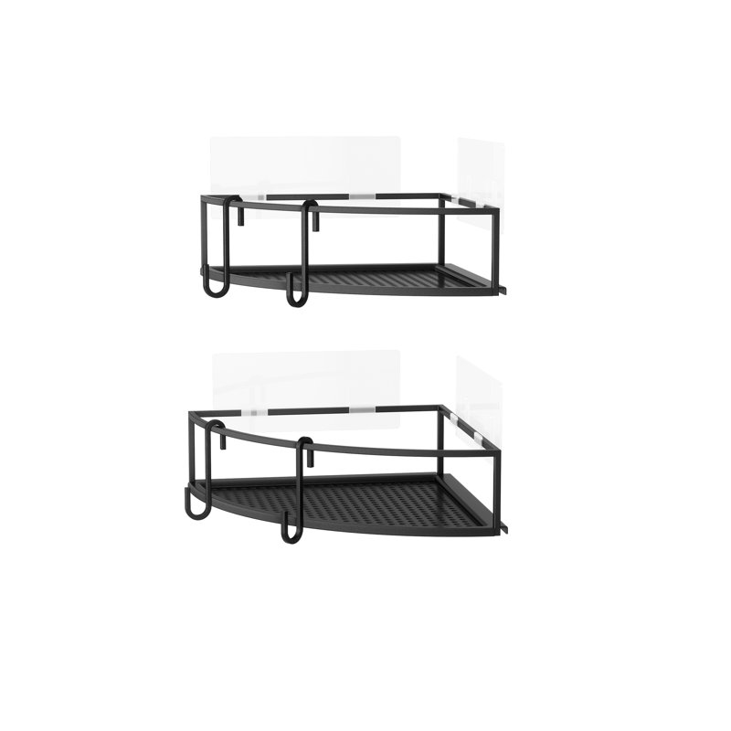 Cubiko Shower Shelf, Black