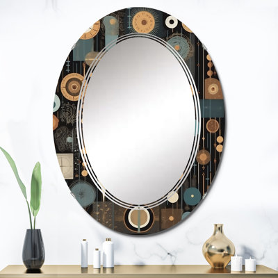 Laverham - Miroir mural moderne ovale