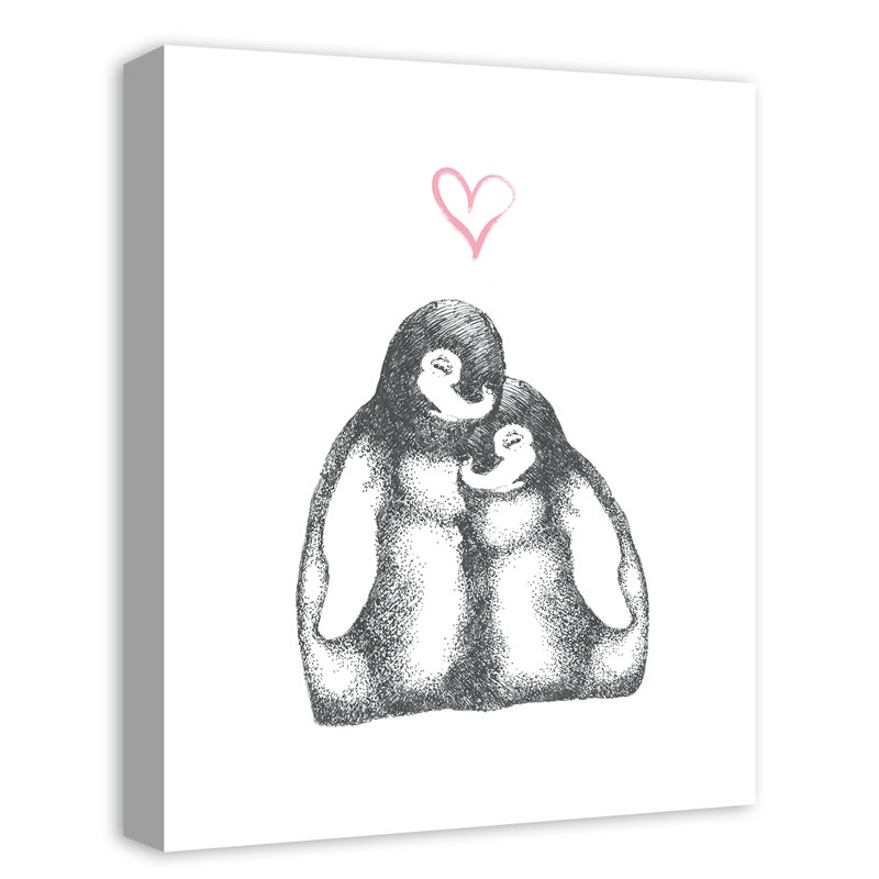 Pingouin love Mccrady, H 16 po x l 20 po x P 1,25 po