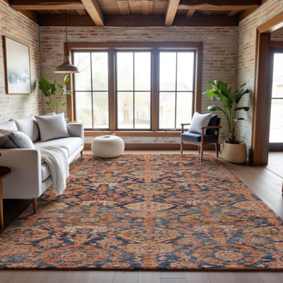 Tapis damassé de qualité supérieure lavable à la machine Dahl AMF1084