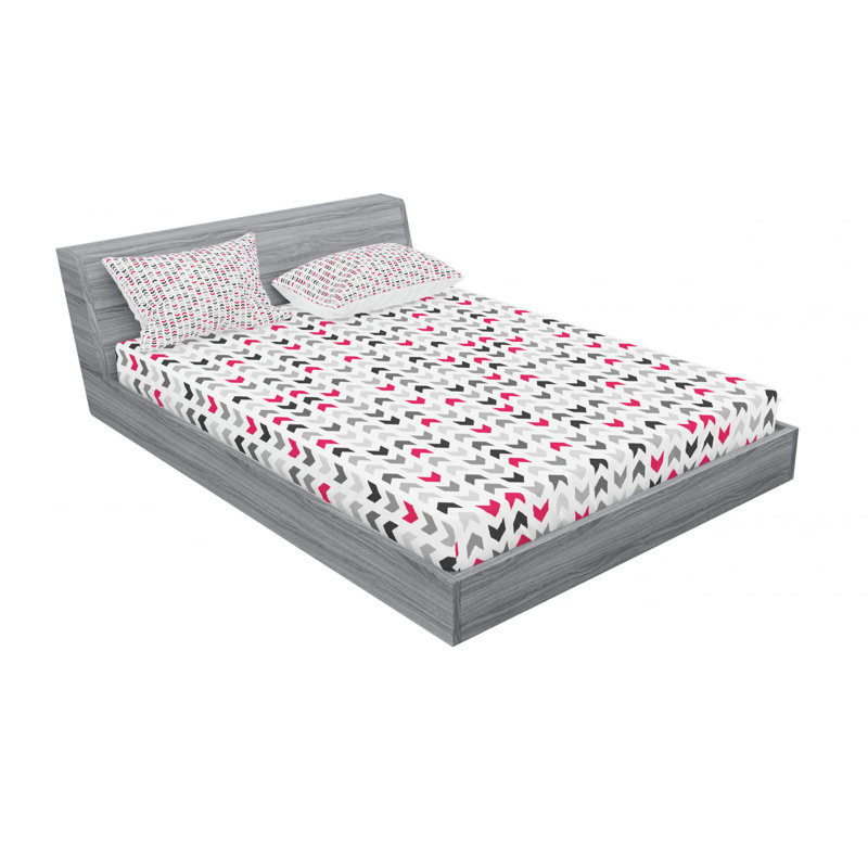 Microfiber Sheet Set, Queen Sheet Set with Fitted Sheet
