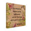 Deagen «Floral Bible Verse 1», art textuel sur toile tendue-30362877