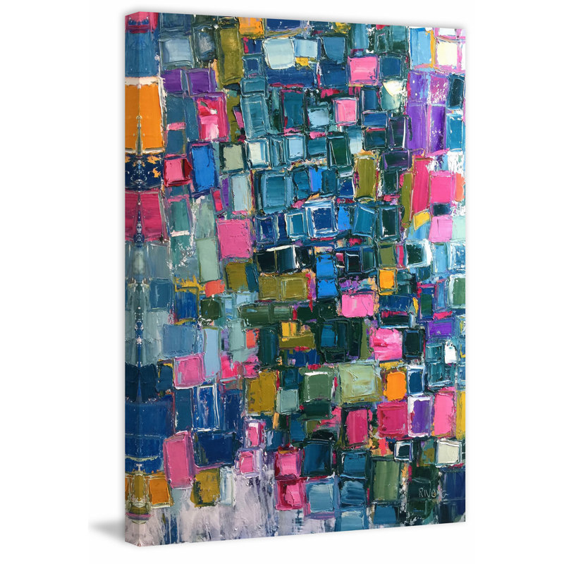 « elevation », reproduction d’art sur toile tendue encadrée, H 18 po x l 12 po x P 1,5 po