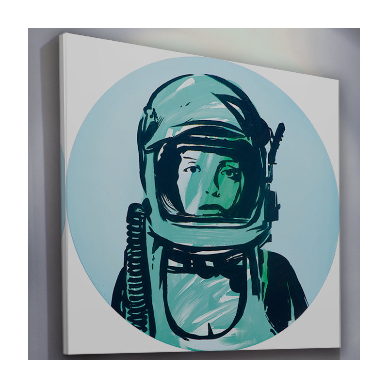 Astronaut - Wrapped Canvas Print, 45cm H x 45cm W