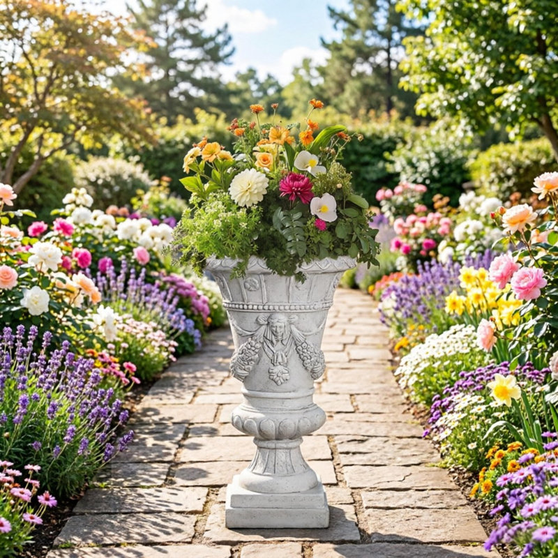 Pot à fleurs léger Mgo Urn