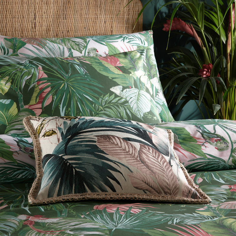 Cotton Blend Floral Duvet Cover Set with Pillowcases Included, Super King Duvet Cover + 2 Standard Pillowcases