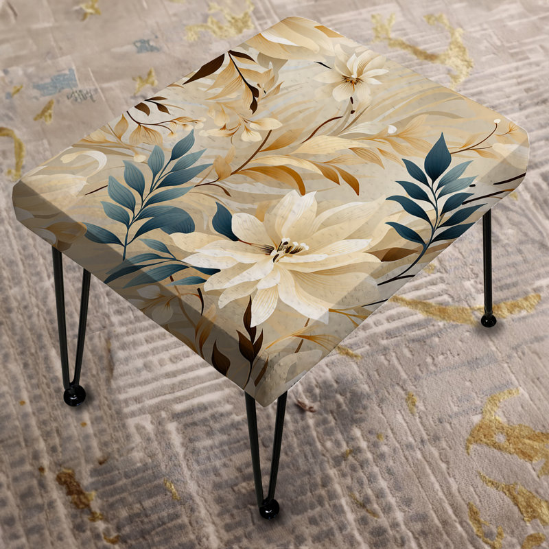 Driftwood Dreams Tropical Pattern III - Tropical Rectangle Ottoman