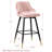 Swivel Velvet Upholstered Counter & Bar Stool-1771602315-1750016729
