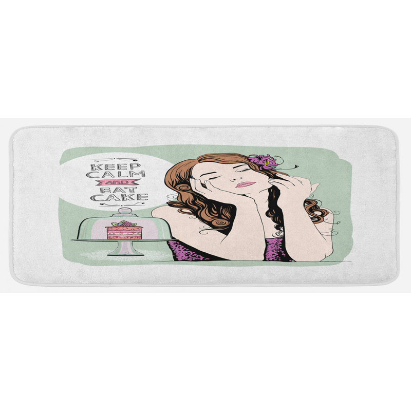 Tapis de cuisine keep calme