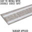 Tapis d'escalier intérieur antidérapant 9 po x 28 po Spiva-623629515