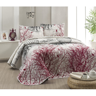 Cotton Blend Floral Bedding