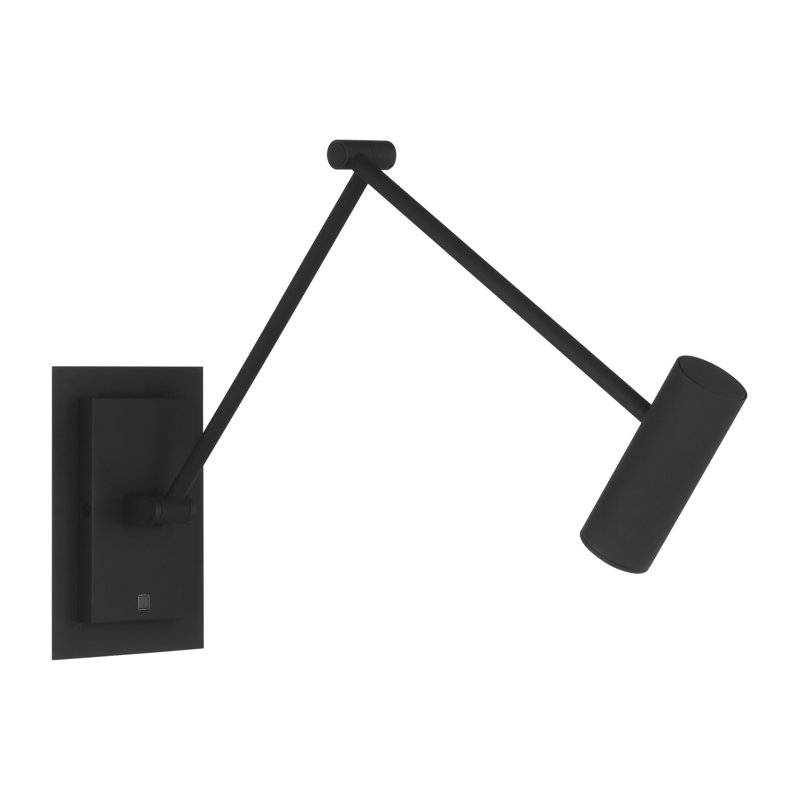 Ponte 1 - Light LED Swing Arm, Nightshade Black