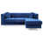 Velours bleu marine