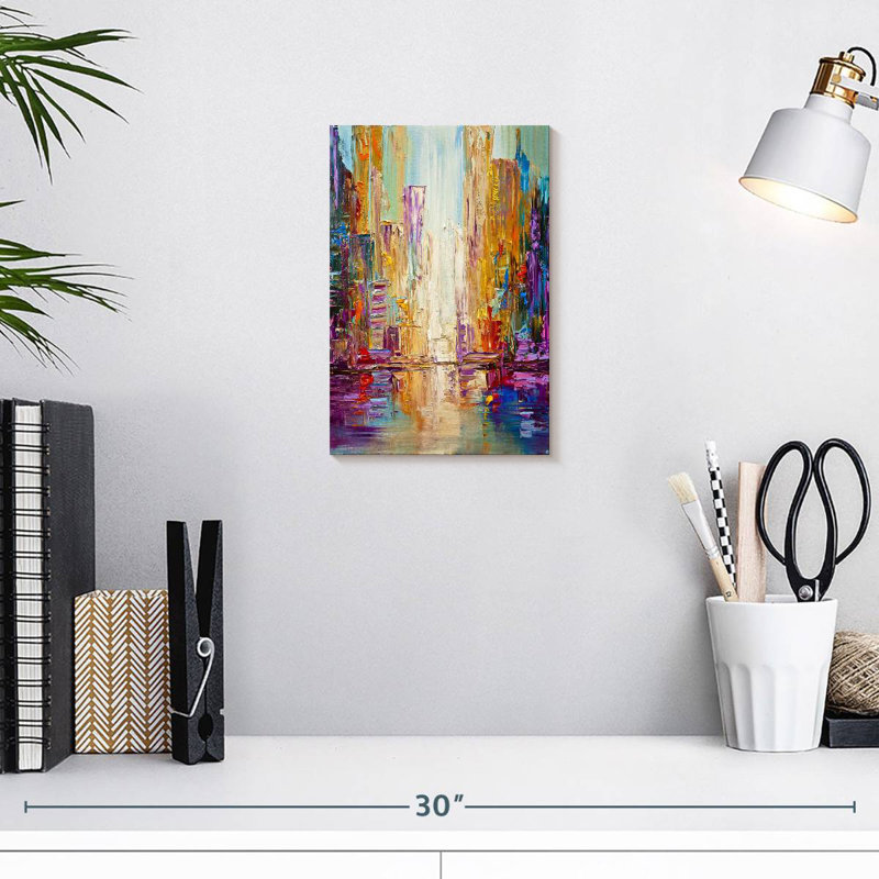 Avery Abstract Bangkok, 12" H x 8" W