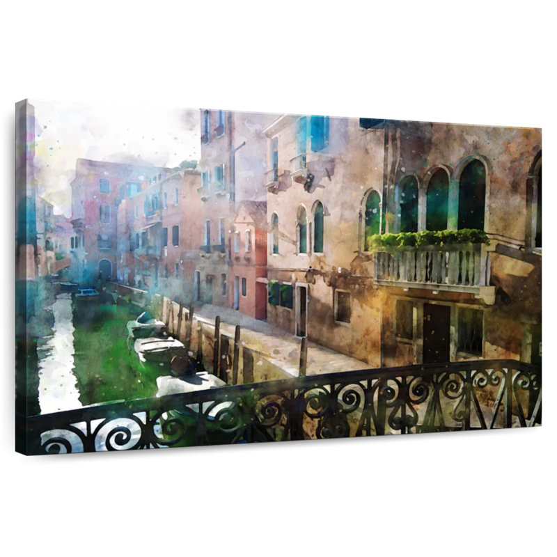 Canal de Venise, H 26 po x l 39 po